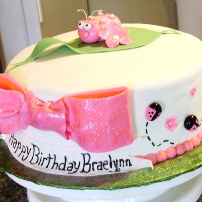Ladybug Birthday Cake