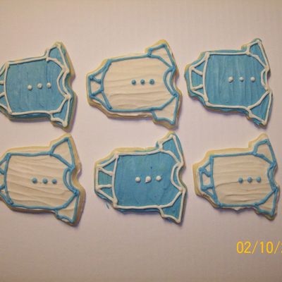 Baby Onesies Cut Out Cookies