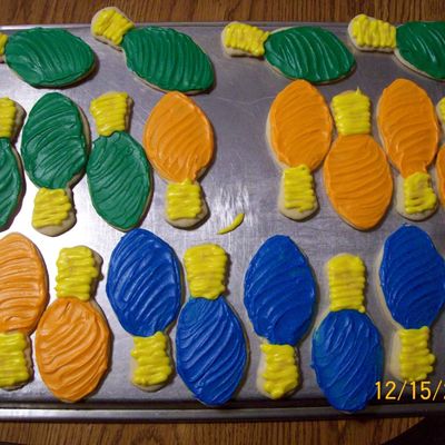 Christmas Light Bulb Cut-Outs