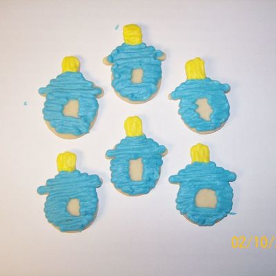 Pacifier Cut-Out Cookies