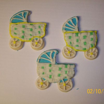 Baby Carriage Cut-Out Cookies