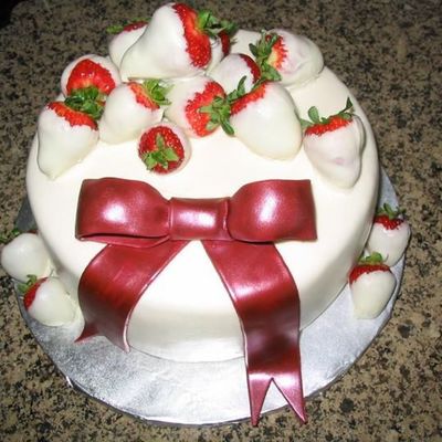 Strawberries & Bow