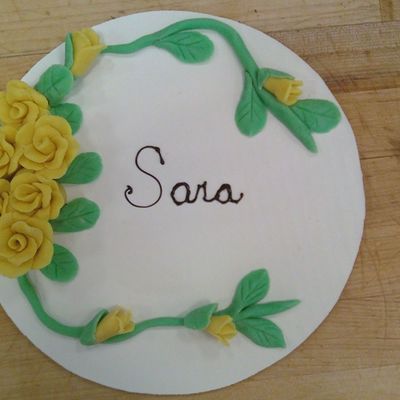 First Attempt At Marzipan Flowers