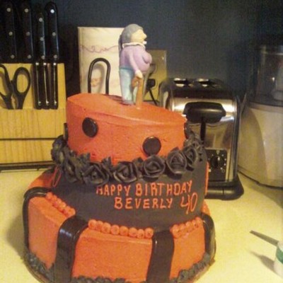 Over The Hill/halloween Cake