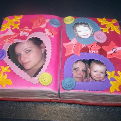 Scrapbook Cake