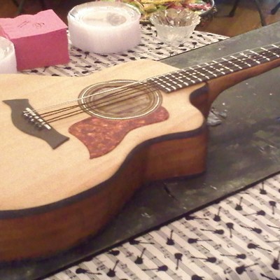 Achoustic Guitar Cake