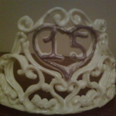 My 1St Royal Icing Tiara