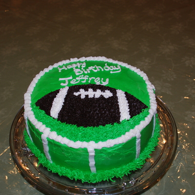 Football Birthday Cake