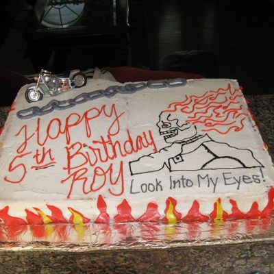 Ghost Rider Cake