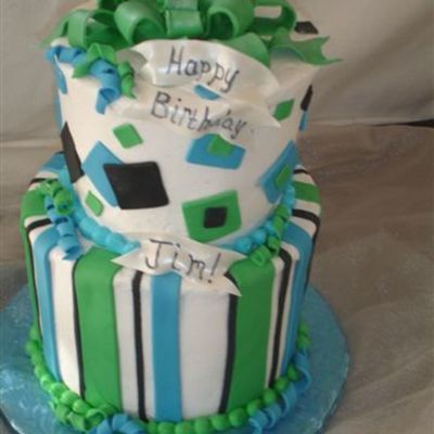 Whimsical Birthday Cake