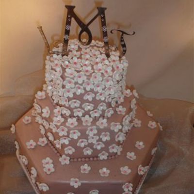 Hexagon Display Cake