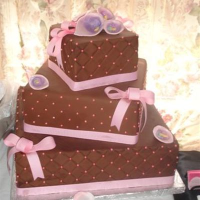 Chocolate Fondant Squares