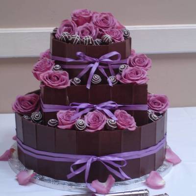 Choc. Bar Wedding Cake