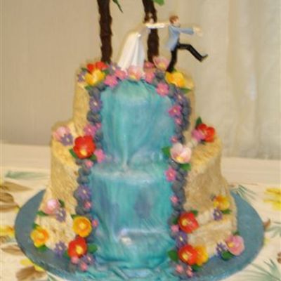 Luau Wedding Cake