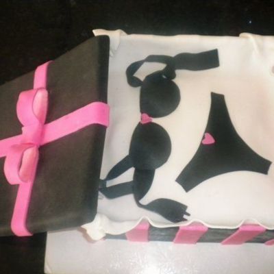Lingerie Shower Cake
