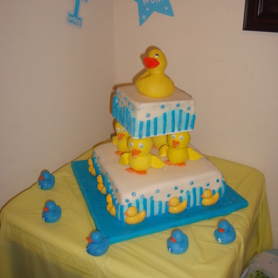 The Rubber Duck Themed Cake