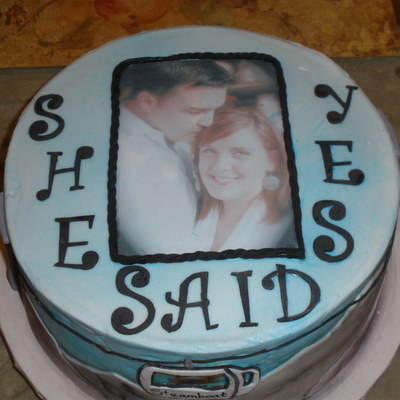 Jennifer's Bridal Shower Cake