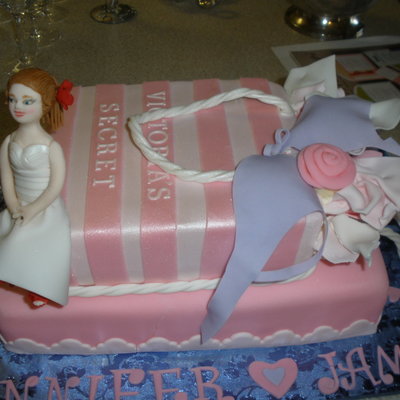 Jennifer's Victoria Secret Lingerie Shower Cake