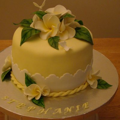 Plumeria Cake
