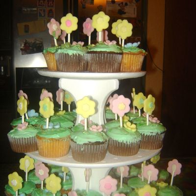 Birthday Cupcake Garden
