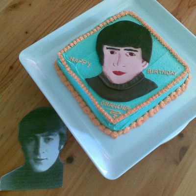 John Lennon Birthday Cake