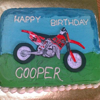 Ktm Motorbike Cake
