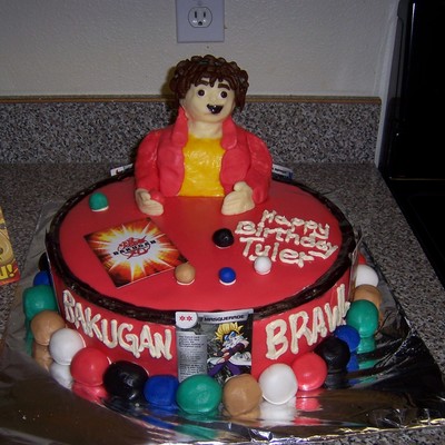 Bakugan Birthday Cake