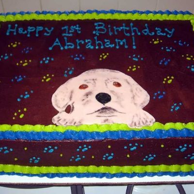 Puppy Birthday Cake
