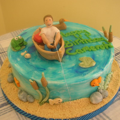 Cameron's Fishing Cake