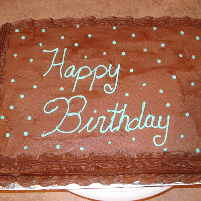 Chocolate Birthday Cake