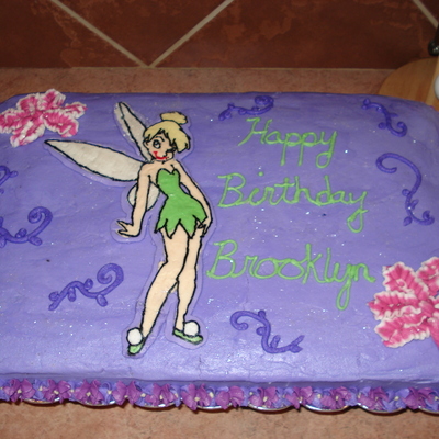 Tinkerbell Birthday Cake