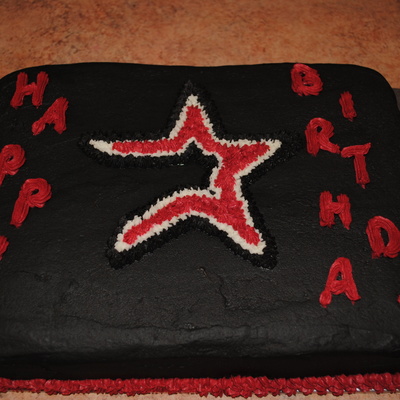 Astros Birthday Cake