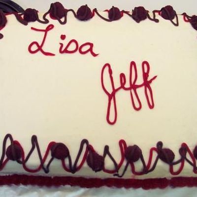 Lisa And Jeff's Wedding Shower Cake