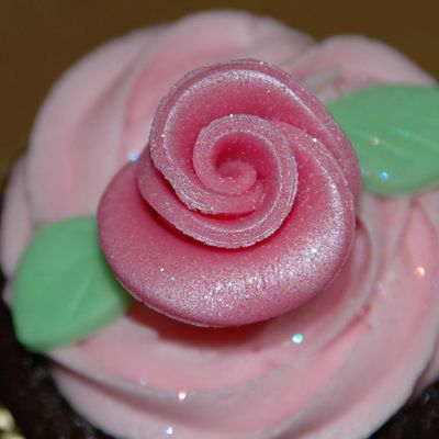 Flower And Butterfly Cupcakes