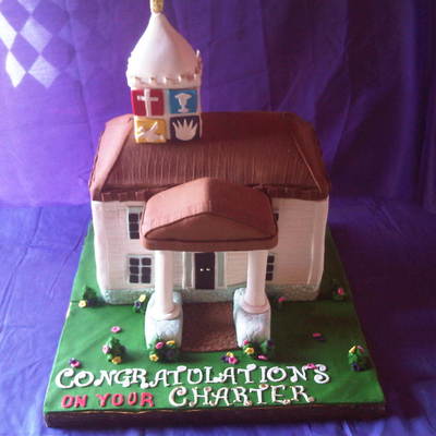 Foursquare Church Cake