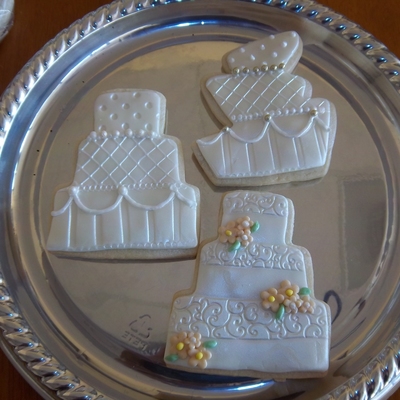 Wedding Cake Cookie Favors