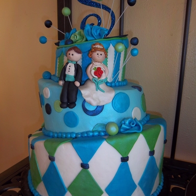 Whimsical Wedding Cake