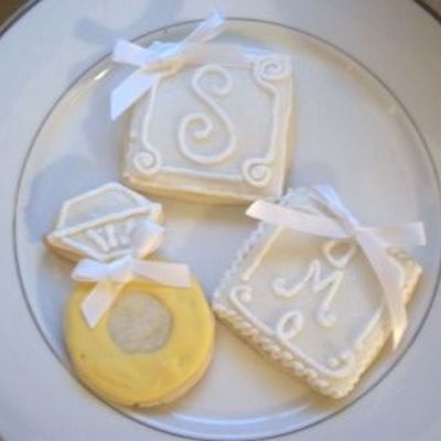 Wedding Ring And Monograms