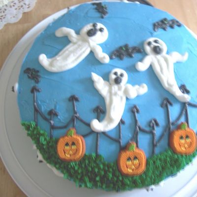 Top Of Halloween Cake