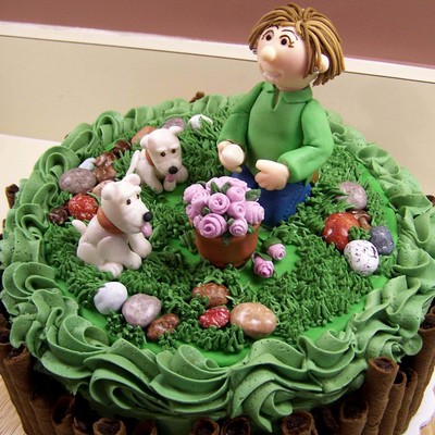 Garden Birthday Cake