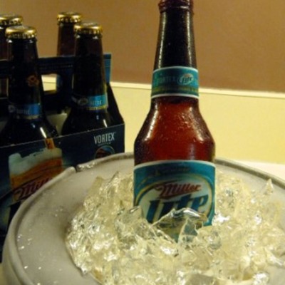 Sugar Beer Bottle And Ice Cake