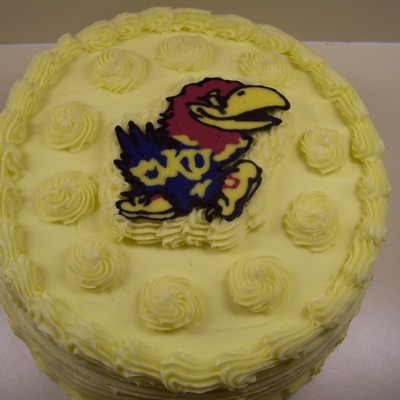 Jayhawk Birthday Cake