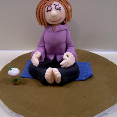 Yoga Cake Topper
