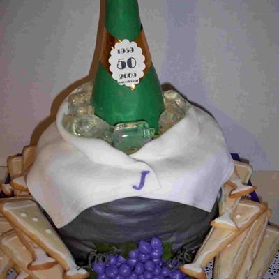 Champagne , Cake, And Cookies!!!