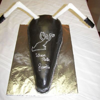 Motorcycle Tank Cake