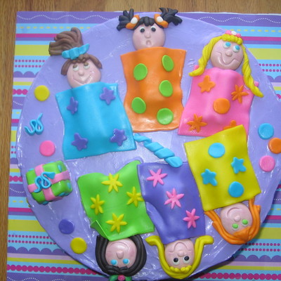 Sleepover Party Cake