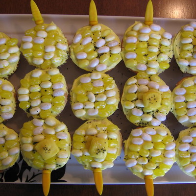 Corn On The Cob Cupcakes