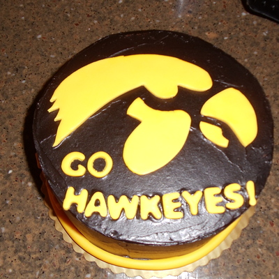 Iowa Hawkeyes Cake