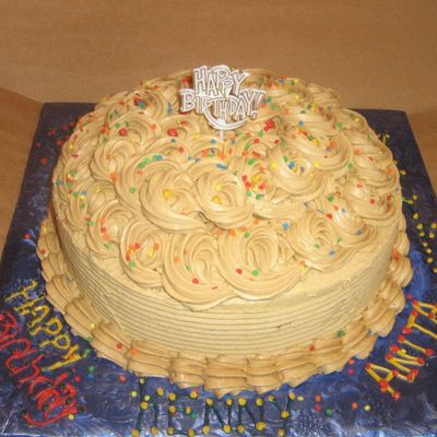Caramel Cake For Friends At Work