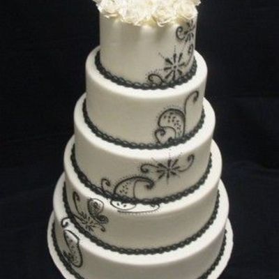 Paisley Wedding Cake